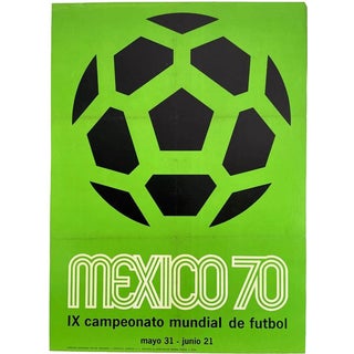 World Cup Mexico Poster, 1970 For Sale