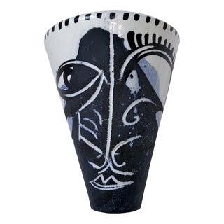 Ceramic Wall Light from Vallauris, 1990s For Sale