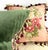 Textile Early 20th Century American Broad Cloth Tasseled Floral Pillows/a Pair For Sale - Image 7 of 11