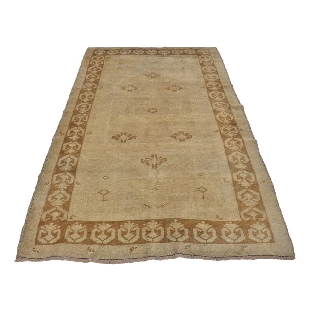 Turkish Handknotted Wool Rug, 1960s For Sale