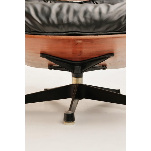 Black Lounge Chair by Charles & Ray Eames for Herman Miller, 1970s For Sale - Image 8 of 15