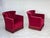 Danish Relax Armchair in Red Velour with Ash Legs, 1960s For Sale - Image 16 of 18