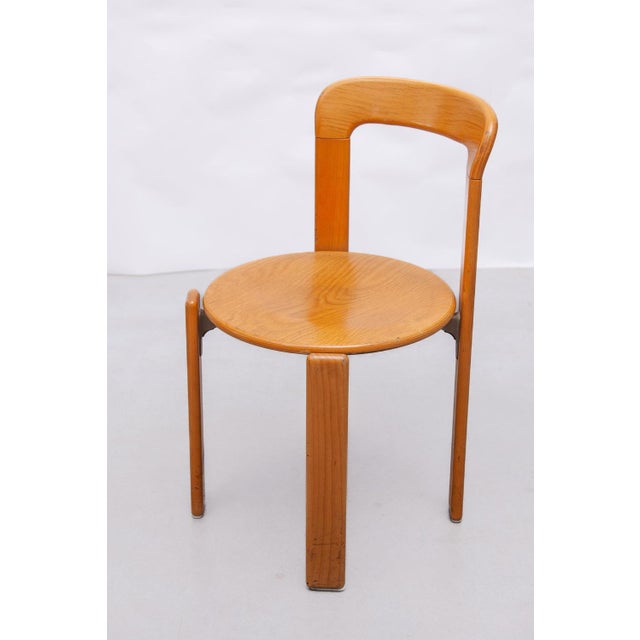 Stacking Chairs by Bruno Rey for Kush & Co, 1970, Set of 6 For Sale - Image 3 of 18