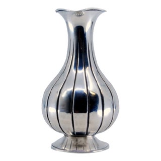 Jar in Gummed Silver For Sale