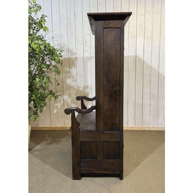 19th Century Breton Oak and Chestnut Entryway Cabinet For Sale - Image 10 of 18