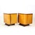 Art Deco Bedside Tables in Walnut Veneer, Former Czechoslovakia, 1940s, Set of 2 For Sale - Image 9 of 15