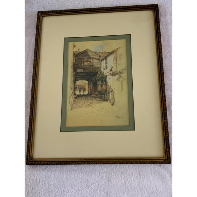 1920s "The Old Calisberg" Architectural Etching by Featherstone Robson, Framed For Sale - Image 9 of 9