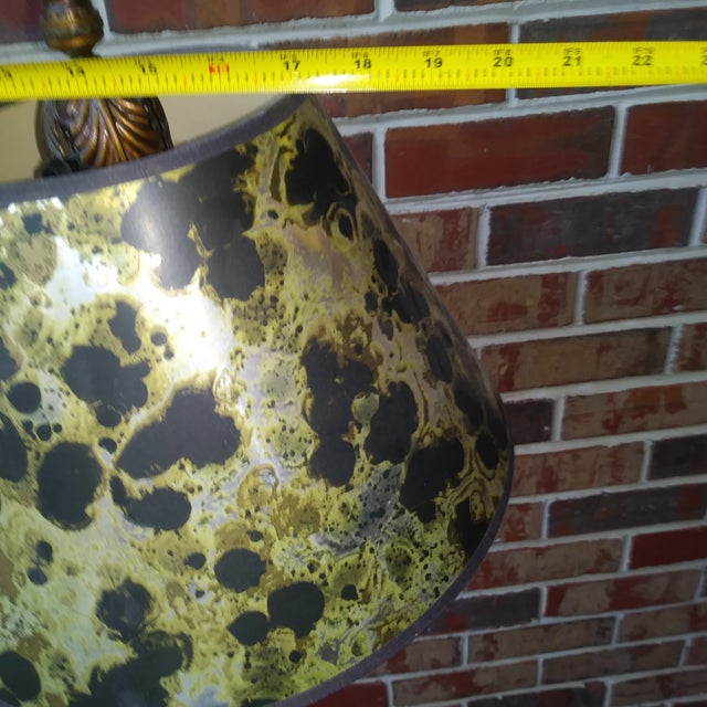 Mid Century Modern Gothic Iron Bridge Arm and Urn Floor Lamp For Sale - Image 14 of 18