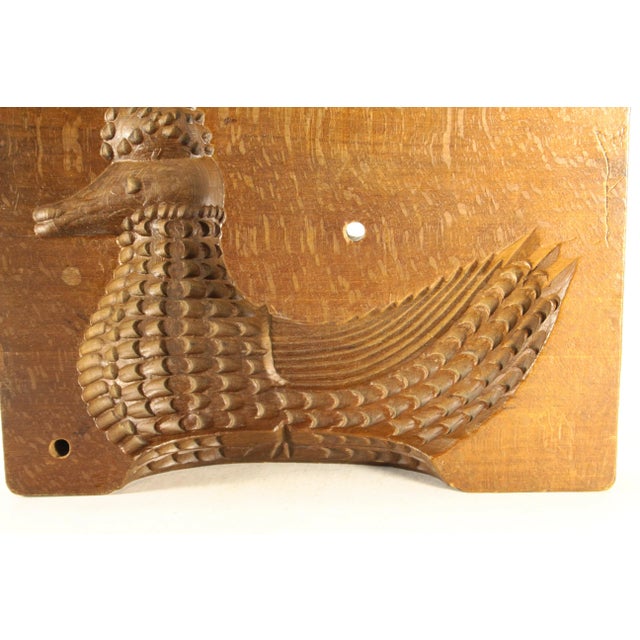 Early 19th Century Wooden Mold for Chocolate, Marzipan or Speculaas Cookies With Duck For Sale - Image 11 of 12