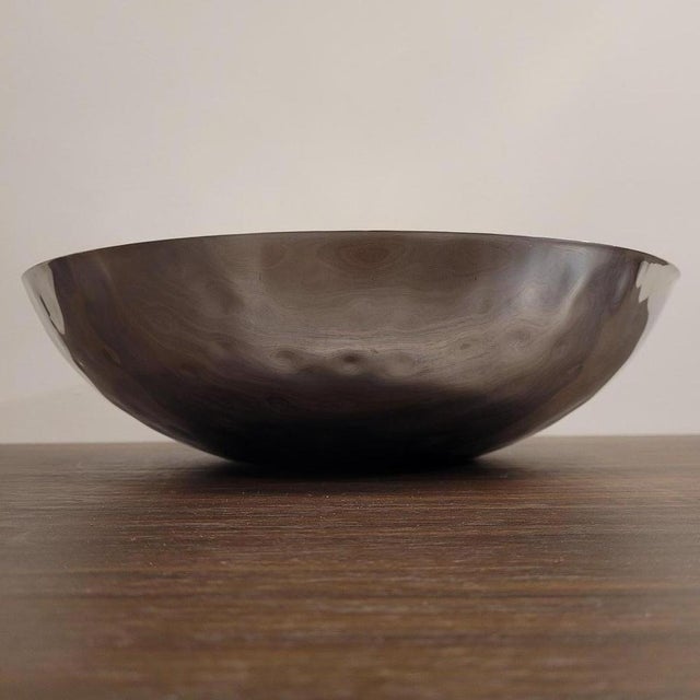 Hammered Aluminum Centerpiece, Italy, 1970s For Sale - Image 9 of 14