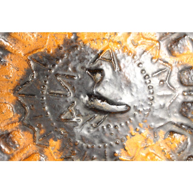 Brown Circa 1900 Barrio De La Luz Puebla Pottery Bowl Tortoiseshell Glaze Barro Vidriado For Sale - Image 8 of 17