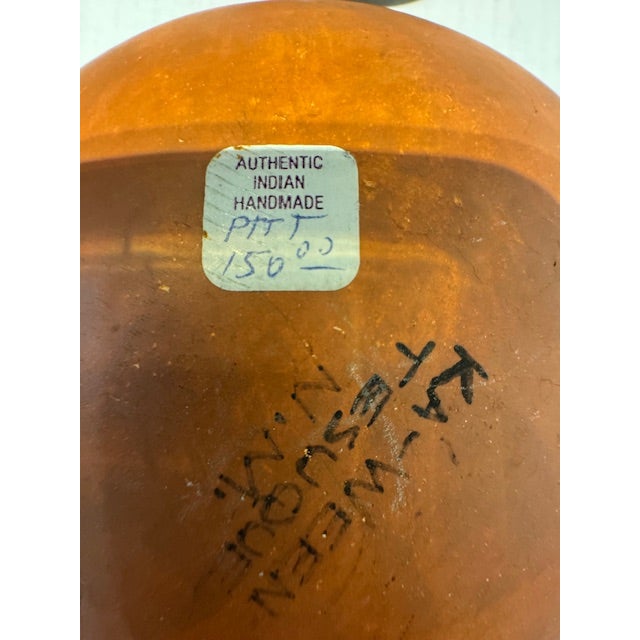 Ceramic Ka-Ween Signed Pottery Bowl From Tesuque Pueblo, Nm For Sale - Image 7 of 7