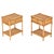 French Riviera Nightstands in Bamboo, Rattan and Wicker, Italy, 1970s, Set of 2 For Sale - Image 14 of 14