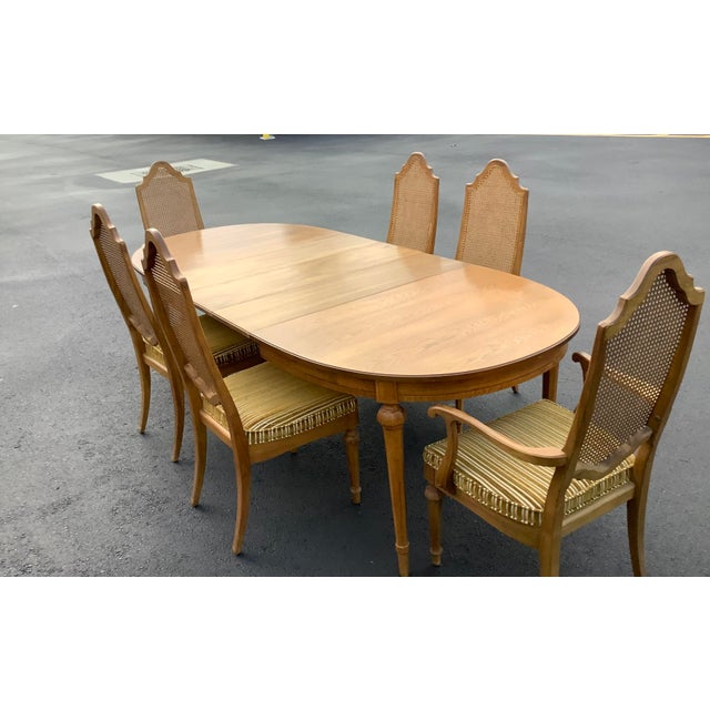 1950s Mid Century Walter of Wabash Dining Room Table & 6 Chairs Chairish