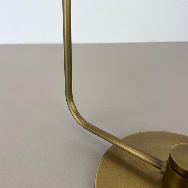 Gold Brass Table Light attributed to Rosemarie & Rico Baltensweiler, Switzerland, 1970s For Sale - Image 8 of 18