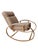 Rocking Chair in Brass and Fabric by Guido Faleschini, 1970s For Sale - Image 12 of 15