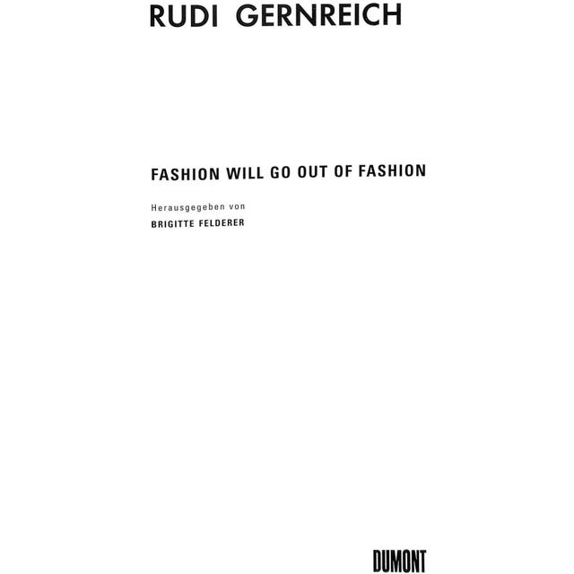 FELDERER, Brigitte 2 volume set. Volume I: [252] pp. Volume II: [85] pp. 2001 Dumont 11 1/4" x 6 1/4" Dumont, Koln, 2000....