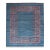 Oversize Contemporary Persian Blue Red Rug For Sale