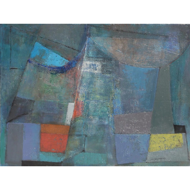 Miriam Bromberg, Cubist Abstract 2, Oil on Canvas For Sale