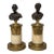 François Sellier, Pair French Neoclassical Bronze Busts of Voltaire and Rousseau For Sale