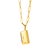 Syna Yellow Gold Love Letter Pendant with Diamond For Sale In New York - Image 6 of 7