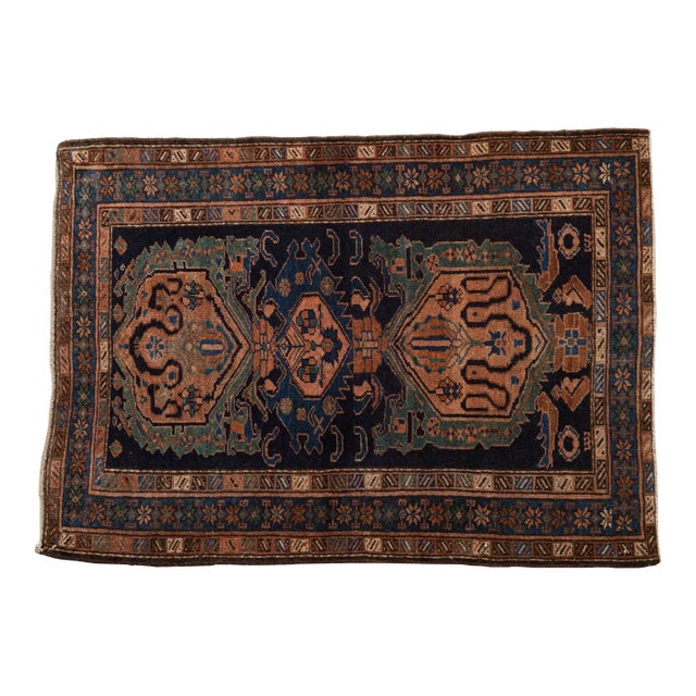Vintage Fine Malayer Rug 3' X 4'4" For Sale