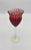 An exceptionally rare and museum-quality Art Nouveau wine glass designed by the legendary master glassmaker Emile Gallé...