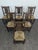 Modern Oak Chairs in the style of Dudouyt, Set of 6 For Sale - Image 3 of 8