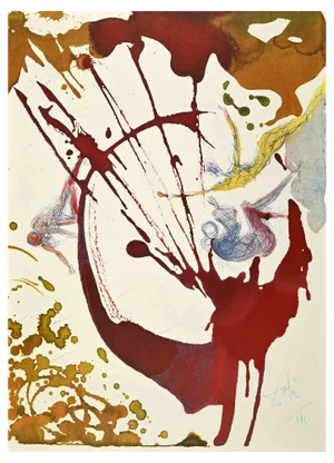 Salvador Dali, In the Beginning, Lithograph, 1964
