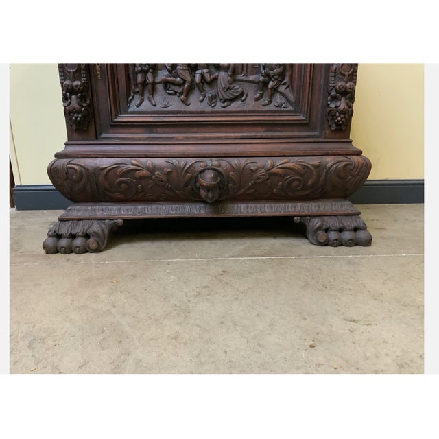 1930s Vintage Chest in Solid Oak, 1930 For Sale - Image 5 of 8