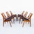 Rare 1960s Glenn of California Low Arm Walnut Dining Chairs For Sale In Los Angeles - Image 6 of 18