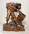 Share Antique Hand Carved Wood Folk Art Hunting Man With Rifle Sculpture Statue Figure For Sale In New York - Image 6 of 14