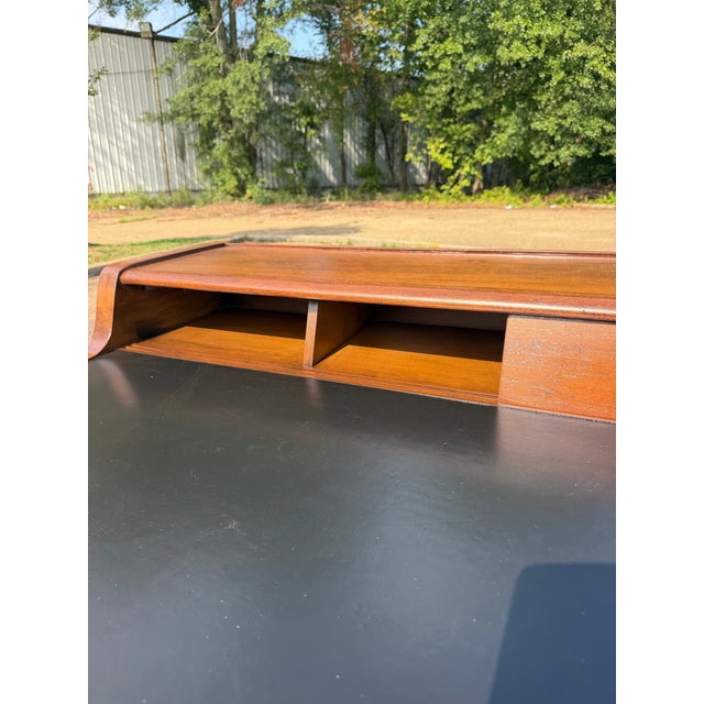 1950s Drexel Profile Executive Desk by John Van Koert For Sale - Image 6 of 12