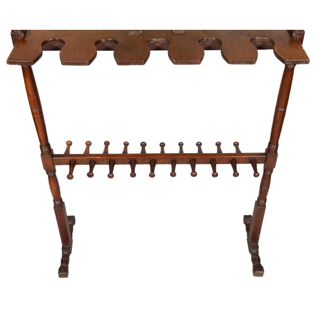 Victorian Mahogany Boot Rack For Sale - Image 11 of 13