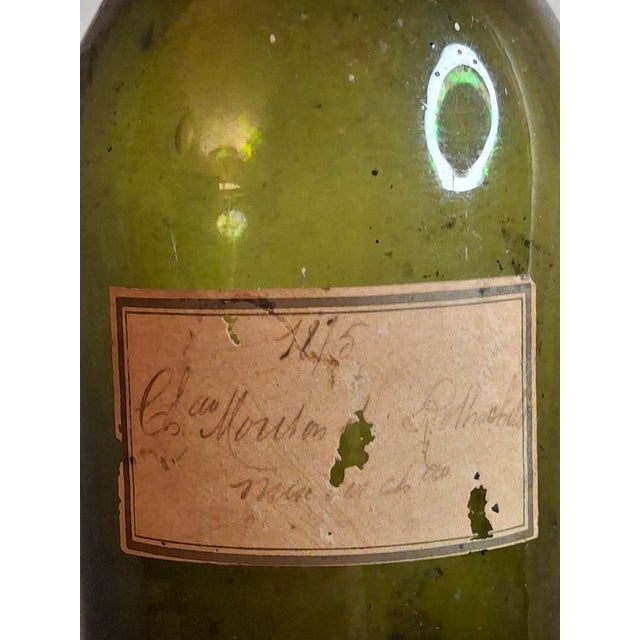 Mid 20th Century Rare Private Reserve Château Mouton Rothschild 1945 "Victory" Vintage – Unique Hand-Labeled Specimen For Sale - Image 5 of 16
