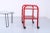 Metal Postmodern Red Metal Trolley from Habitat, 1980s For Sale - Image 7 of 13