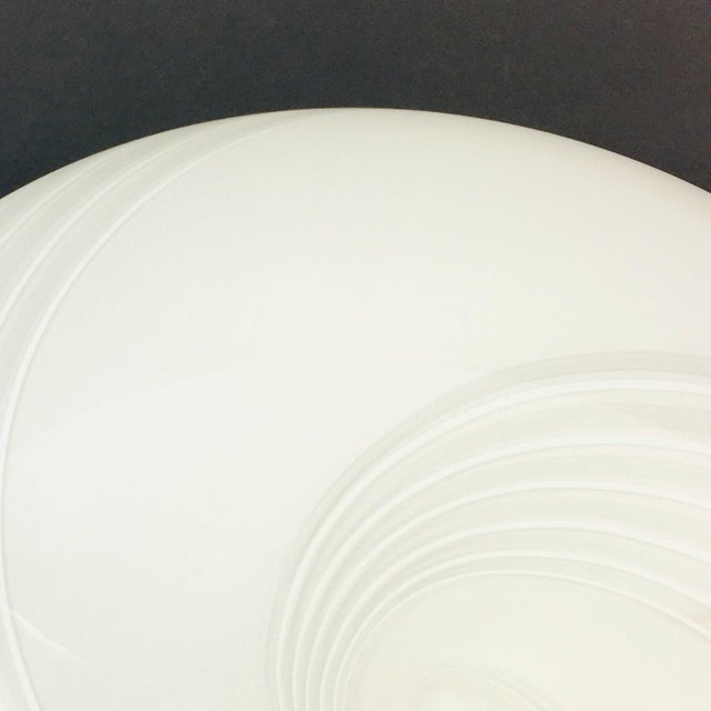 Hillebrand 1970s Murano Glass Swirl Flush Mount or Wall Lamp From Hillebrand For Sale - Image 4 of 9