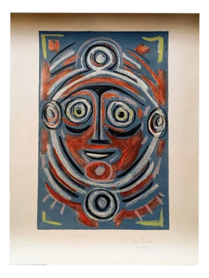 Jean Cocteau, Mask, 1962, Lithograph