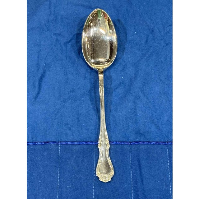 Mappin and Webb silver-plated stew spoon, Russell pattern - L=26cm This piece has an attribution mark, I am sure that it...