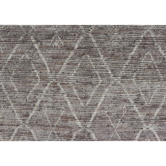 Hand-Knotted Moroccan Design Rug by Keivan Woven Arts, 10' X 14'1 For Sale - Image 9 of 12