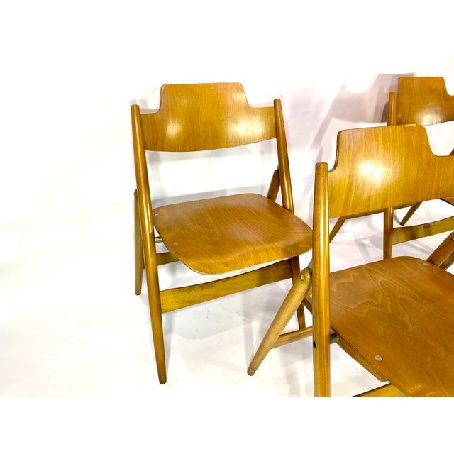 Folding Chairs by Egon Eiermann for Wilde+Spieth, 1970s, Set of 4 For Sale - Image 3 of 18