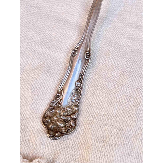 Early 20th Century Berwick Dessert Spoons from WM. Rogers & Son, 1904, Set of 6 For Sale - Image 5 of 9