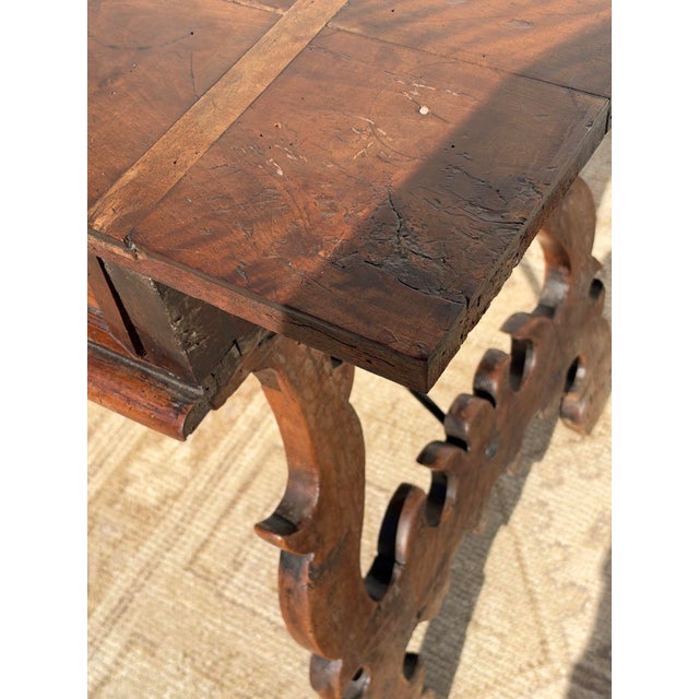 Mid 18th Century 18th Century Spanish Baroque Desk With Drawers For Sale - Image 5 of 18