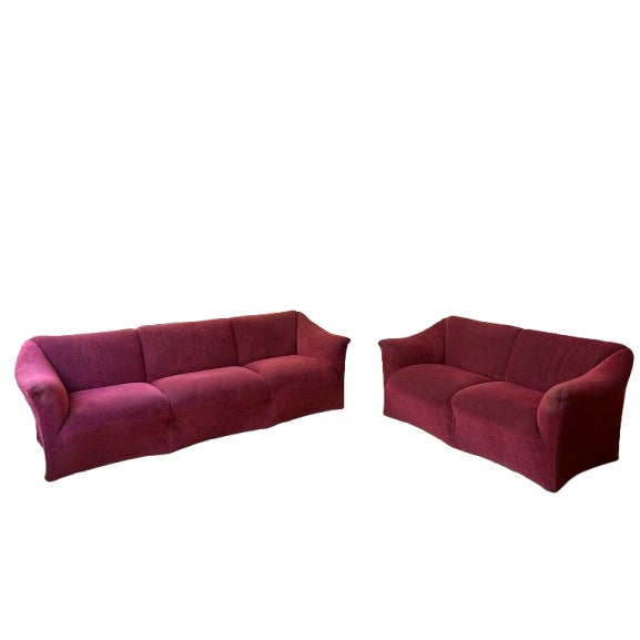 1990s Mario Bellini for Cassina Model 685 Two-Seat Sofa (1993) With Original Sell Sheets For Sale - Image 5 of 9