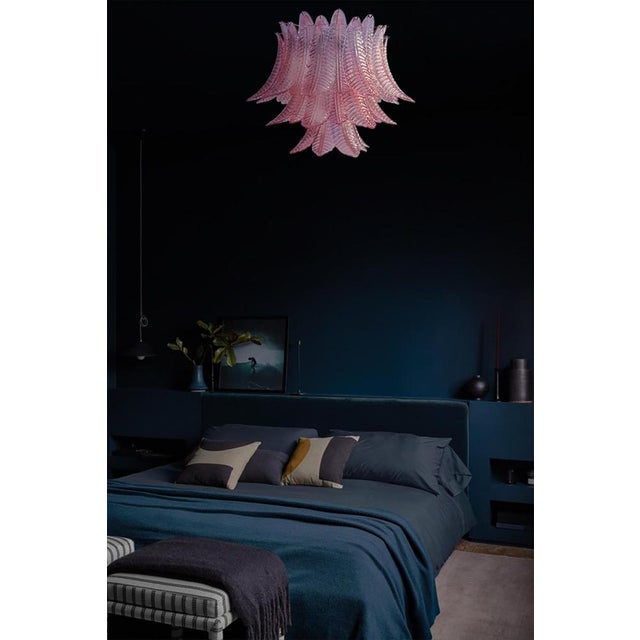 Italian Murano Felci Glass Chandeliers, 1980s, Set of 2 For Sale - Image 6 of 18