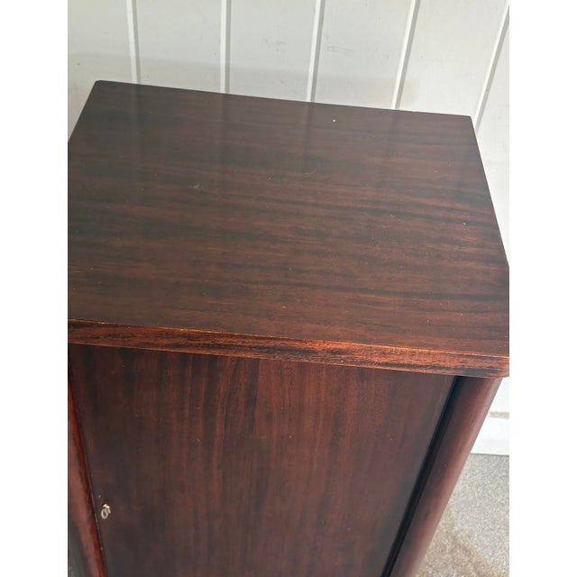 Early 20th-century mahogany clawfoot music cabinet/chest w/ inner drawers. Excellent condition.