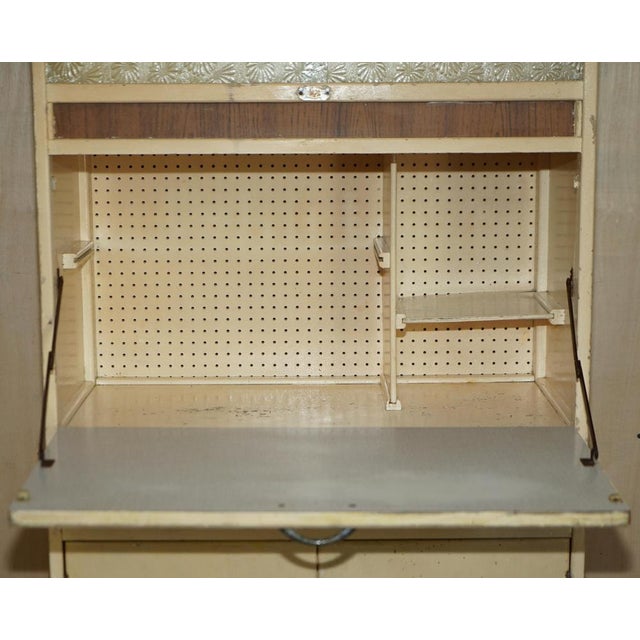 White English Kitchen Haberdashery Cabinet, 1950s For Sale - Image 8 of 18