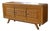 Brutalist Oak Buffet, 1960s For Sale