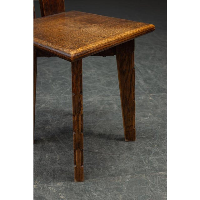 French Sculptural Chairs, 1950s, Set of 8 For Sale - Image 4 of 17