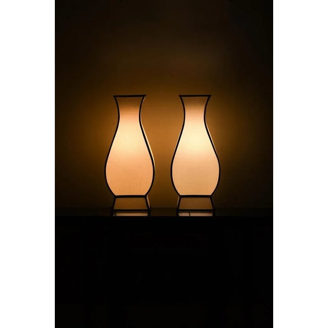 Large Cotton Pagoda Lamp For Sale - Image 3 of 11